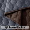 imageSmiry Waterproof Dog Bed Cover Blanket Soft Reversible Pet Blanket Washable Leakproof Cats Dogs Couch Cover for Sofa Couch Furniture 30x70 Inch TaupeBeigeChocolateDark Grey