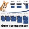 imageSmiry Waterproof Dog Bed Cover Blanket Soft Reversible Pet Blanket Washable Leakproof Cats Dogs Couch Cover for Sofa Couch Furniture 30x70 Inch TaupeBeigeNavyBlue