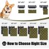 imageSmiry Waterproof Dog Bed Cover Blanket Soft Reversible Pet Blanket Washable Leakproof Cats Dogs Couch Cover for Sofa Couch Furniture 30x70 Inch TaupeBeigeGreenNavy