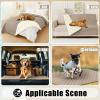 imageSmiry Waterproof Dog Bed Cover Blanket Soft Reversible Pet Blanket Washable Leakproof Cats Dogs Couch Cover for Sofa Couch Furniture 30x70 Inch TaupeBeigeTaupeBeige