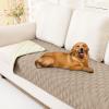 imageSmiry Waterproof Dog Bed Cover Blanket Soft Reversible Pet Blanket Washable Leakproof Cats Dogs Couch Cover for Sofa Couch Furniture 30x70 Inch TaupeBeigeTaupeBeige