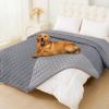 imageSmiry Waterproof Dog Bed Cover Blanket Soft Reversible Pet Blanket Washable Leakproof Cats Dogs Couch Cover for Sofa Couch Furniture 30x70 Inch TaupeBeigeGreyLight Grey