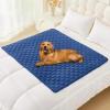 imageSmiry Waterproof Dog Bed Cover Blanket Soft Reversible Pet Blanket Washable Leakproof Cats Dogs Couch Cover for Sofa Couch Furniture 30x70 Inch TaupeBeigeNavyBlue