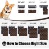 imageSmiry Waterproof Dog Bed Cover Blanket Soft Reversible Pet Blanket Washable Leakproof Cats Dogs Couch Cover for Sofa Couch Furniture 30x70 Inch TaupeBeigeChocolateDark Grey