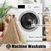 imageSmiry Waterproof Dog Bed Cover Blanket Soft Reversible Pet Blanket Washable Leakproof Cats Dogs Couch Cover for Sofa Couch Furniture 30x70 Inch TaupeBeigeCamelBeige