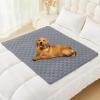imageSmiry Waterproof Dog Bed Cover Blanket Soft Reversible Pet Blanket Washable Leakproof Cats Dogs Couch Cover for Sofa Couch Furniture 30x70 Inch TaupeBeigeGreyLight Grey