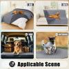 imageSmiry Waterproof Dog Bed Cover Blanket Soft Reversible Pet Blanket Washable Leakproof Cats Dogs Couch Cover for Sofa Couch Furniture 30x70 Inch TaupeBeigeGreyDark Grey