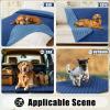imageSmiry Waterproof Dog Bed Cover Blanket Soft Reversible Pet Blanket Washable Leakproof Cats Dogs Couch Cover for Sofa Couch Furniture 30x70 Inch TaupeBeigeNavyBlue