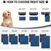 imageSmiry Waterproof Dog Blanket 30x53 Inch Soft Pet Bed Cover Reversible Washable Sofa Couch Furniture Protector for Small Medium Large Dog Puppy Cat GreyDark GreyNavyBlue