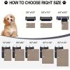imageSmiry Waterproof Dog Blanket 30x53 Inch Soft Pet Bed Cover Reversible Washable Sofa Couch Furniture Protector for Small Medium Large Dog Puppy Cat GreyDark GreyTaupeBeige
