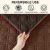 imageSmiry Waterproof Dog Blanket 30x53 Inch Soft Pet Bed Cover Reversible Washable Sofa Couch Furniture Protector for Small Medium Large Dog Puppy Cat GreyDark GreyBrownChocolate