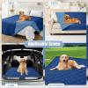 imageSmiry Waterproof Dog Blanket Reversible Dog Bed Cover Pet Blanket Soft Pet Couch Covers for Sofa Washable Bed Couch Sofa Furniture Protector for Puppy Cat Kids 30quotx70quot GreyDark GreyNavyBlue
