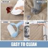 imageSmiry Waterproof Dog Blanket Reversible Dog Bed Cover Pet Blanket Soft Pet Couch Covers for Sofa Washable Bed Couch Sofa Furniture Protector for Puppy Cat Kids 30quotx70quot GreyDark GreyTaupeBeige