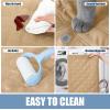 imageSmiry Waterproof Dog Blanket Reversible Dog Bed Cover Pet Blanket Soft Pet Couch Covers for Sofa Washable Bed Couch Sofa Furniture Protector for Puppy Cat Kids 30quotx70quot GreyDark GreyCamelBeige