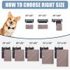 imageSmiry Waterproof Dog Blanket Reversible Dog Bed Cover Pet Blanket Soft Pet Couch Covers for Sofa Washable Bed Couch Sofa Furniture Protector for Puppy Cat Kids 30quotx70quot GreyDark GreyGreyish BrownBrown