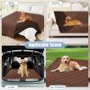 imageSmiry Waterproof Dog Blanket Reversible Dog Bed Cover Pet Blanket Soft Pet Couch Covers for Sofa Washable Bed Couch Sofa Furniture Protector for Puppy Cat Kids 30quotx70quot GreyDark GreyBrownChocolate