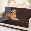 imageSmiry Waterproof Dog Blanket Reversible Dog Bed Cover Pet Blanket Soft Pet Couch Covers for Sofa Washable Bed Couch Sofa Furniture Protector for Puppy Cat Kids 30quotx70quot GreyDark GreyChocolateDark Grey