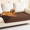 imageSmiry Waterproof Dog Blanket Reversible Dog Bed Cover Pet Blanket Soft Pet Couch Covers for Sofa Washable Bed Couch Sofa Furniture Protector for Puppy Cat Kids 30quotx70quot GreyDark GreyBrownChocolate