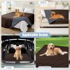 imageSmiry Waterproof Dog Blanket Reversible Dog Bed Cover Pet Blanket Soft Pet Couch Covers for Sofa Washable Bed Couch Sofa Furniture Protector for Puppy Cat Kids 30quotx70quot GreyDark GreyChocolateDark Grey