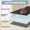 imageSmiry Waterproof Dog Blanket Reversible Dog Bed Cover Pet Blanket Soft Pet Couch Covers for Sofa Washable Bed Couch Sofa Furniture Protector for Puppy Cat Kids 30quotx70quot GreyDark GreyChocolateDark Grey
