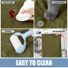 imageSmiry Waterproof Dog Blanket Reversible Dog Bed Cover Pet Blanket Soft Pet Couch Covers for Sofa Washable Bed Couch Sofa Furniture Protector for Puppy Cat Kids 30quotx70quot GreyDark GreyGreenNavy
