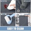 imageSmiry Waterproof Dog Blanket Reversible Dog Bed Cover Pet Blanket Soft Pet Couch Covers for Sofa Washable Bed Couch Sofa Furniture Protector for Puppy Cat Kids 30quotx70quot GreyDark GreyDark GreyBlack