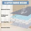 imageSmiry Waterproof Dog Blanket Reversible Dog Bed Cover Pet Blanket Soft Pet Couch Covers for Sofa Washable Bed Couch Sofa Furniture Protector for Puppy Cat Kids 30quotx70quot GreyDark GreyGreyLight Grey