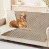 imageSmiry Waterproof Dog Blanket Reversible Dog Bed Cover Pet Blanket Soft Pet Couch Covers for Sofa Washable Bed Couch Sofa Furniture Protector for Puppy Cat Kids 30quotx70quot GreyDark GreyTaupeBeige