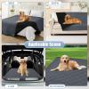 imageSmiry Waterproof Dog Blanket Reversible Dog Bed Cover Pet Blanket Soft Pet Couch Covers for Sofa Washable Bed Couch Sofa Furniture Protector for Puppy Cat Kids 30quotx70quot GreyDark GreyDark GreyBlack