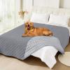 imageSmiry Waterproof Dog Blanket Reversible Dog Bed Cover Pet Blanket Soft Pet Couch Covers for Sofa Washable Bed Couch Sofa Furniture Protector for Puppy Cat Kids 30quotx70quot GreyDark GreyGreyLight Grey