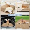 imageSmiry Waterproof Dog Blanket Reversible Dog Bed Cover Pet Blanket Soft Pet Couch Covers for Sofa Washable Bed Couch Sofa Furniture Protector for Puppy Cat Kids 30quotx70quot GreyDark GreyCamelBeige