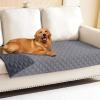 imageSmiry Waterproof Dog Blanket Reversible Dog Bed Cover Pet Blanket Soft Pet Couch Covers for Sofa Washable Bed Couch Sofa Furniture Protector for Puppy Cat Kids 30quotx70quot GreyDark GreyGreyDark Grey
