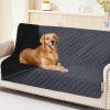 imageSmiry Waterproof Dog Blanket Reversible Dog Bed Cover Pet Blanket Soft Pet Couch Covers for Sofa Washable Bed Couch Sofa Furniture Protector for Puppy Cat Kids 30quotx70quot GreyDark GreyDark GreyBlack