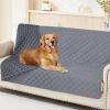 imageSmiry Waterproof Dog Blanket Reversible Dog Bed Cover Pet Blanket Soft Pet Couch Covers for Sofa Washable Bed Couch Sofa Furniture Protector for Puppy Cat Kids 30quotx70quot GreyDark GreyGreyDark Grey