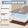 imageSmiry Waterproof Dog Blanket Reversible Dog Bed Cover Pet Blanket Soft Pet Couch Covers for Sofa Washable Bed Couch Sofa Furniture Protector for Puppy Cat Kids 30quotx70quot GreyDark GreyGreyish BrownBrown