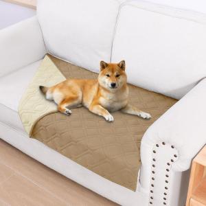 imageSmiry Waterproof Dog Blanket 30x53 Inch Soft Pet Bed Cover Reversible Washable Sofa Couch Furniture Protector for Small Medium Large Dog Puppy Cat GreyDark GreyCamelBeige