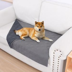 imageSmiry Waterproof Dog Blanket 30x53 Inch Soft Pet Bed Cover Reversible Washable Sofa Couch Furniture Protector for Small Medium Large Dog Puppy Cat GreyDark GreyGreyDark Grey
