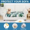 imageSmiry Printed Couch Cushion Covers Stretch Soft Couch Covers for Sofa Washable NonSlip Sofa Slipcover Furniture Protector for Indoor and Outdoor 1 Pack GreenGreen