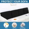 imageSmiry Printed Couch Cushion Covers Stretch Soft Couch Covers for Sofa Washable NonSlip Sofa Slipcover Furniture Protector for Indoor and Outdoor 1 Pack GreenBlack