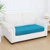 imageSmiry Printed Couch Cushion Covers Stretch Soft Couch Covers for Sofa Washable NonSlip Sofa Slipcover Furniture Protector for Indoor and Outdoor 1 Pack GreenPeacock Blue