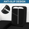imageSmiry Printed Couch Cushion Covers Stretch Soft Couch Covers for Sofa Washable NonSlip Sofa Slipcover Furniture Protector for Indoor and Outdoor 1 Pack GreenBlack