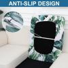 imageSmiry Printed Couch Cushion Covers Stretch Soft Couch Covers for Sofa Washable NonSlip Sofa Slipcover Furniture Protector for Indoor and Outdoor 1 Pack GreenGreen