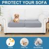 imageSmiry Printed Couch Cushion Covers Stretch Soft Couch Covers for Sofa Washable NonSlip Sofa Slipcover Furniture Protector for Indoor and Outdoor 1 Pack GreenGrey