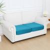 imageSmiry Printed Couch Cushion Covers Stretch Soft Couch Covers for Sofa Washable NonSlip Sofa Slipcover Furniture Protector for Indoor and Outdoor 1 Pack GreenPeacock Blue