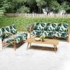imageSmiry Printed Couch Cushion Covers Stretch Soft Couch Covers for Sofa Washable NonSlip Sofa Slipcover Furniture Protector for Indoor and Outdoor 1 Pack GreenGreen