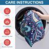 imageSmiry Printed Couch Cushion Covers Stretch Soft Couch Covers for Sofa Washable NonSlip Sofa Slipcover Furniture Protector for Indoor and Outdoor 1 Pack GreenBlue Green