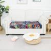 imageSmiry Printed Couch Cushion Covers Stretch Soft Couch Covers for Sofa Washable NonSlip Sofa Slipcover Furniture Protector for Indoor and Outdoor 1 Pack GreenBlue Green