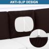imageSmiry Printed Couch Cushion Covers Stretch Soft Couch Covers for Sofa Washable NonSlip Sofa Slipcover Furniture Protector for Indoor and Outdoor 1 Pack GreenChocolate