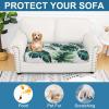 imageSmiry Printed Couch Cushion Covers Stretch Soft Couch Covers for Sofa Washable NonSlip Sofa Slipcover Furniture Protector for Indoor and Outdoor 1 Pack GreenGreen
