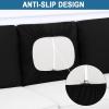 imageSmiry Printed Couch Cushion Covers Stretch Soft Couch Covers for Sofa Washable NonSlip Sofa Slipcover Furniture Protector for Indoor and Outdoor 1 Pack GreenBlack